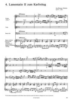 Lamentatio IV zum Karfreitag von Jan Dismas Zelenka 