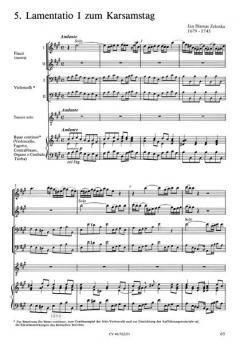 Lamentatio V zum Karsamstag von Jan Dismas Zelenka 