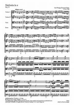 Sinfonia in e (Carl Philipp Emanuel Bach) 