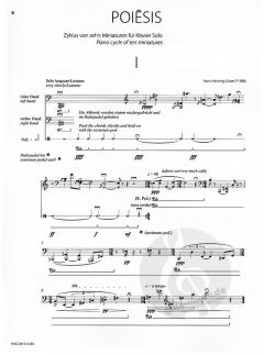 Poiesis - Zyklus von zehn Miniaturen von Hans-Henning Ginzel 