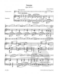 Sonaten in f-Moll und Es-Dur op. 120 für Klarinette und Klavier im Alle Noten Shop kaufen