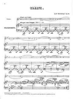 Sonate in es von Joseph Gabriel Rheinberger 