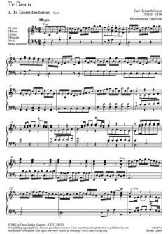 Te Deum von Carl Heinrich Graun (Download) 