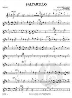 Saltarello von Vincenzo Galilei 