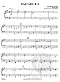 Saltarello von Vincenzo Galilei 