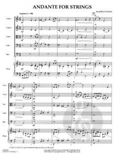 Andante for Strings von John Cacavas 