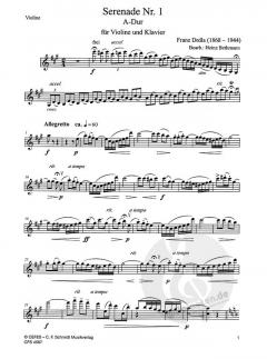 Serenade Nr. 1 A-Dur von Franz Drdla 