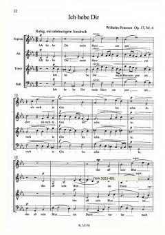 4 Gedichte von Christian Morgenstern op. 17 (Wilhelm Petersen) 