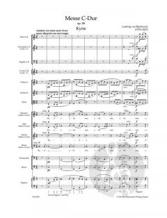 Messe C-Dur op. 86 von Ludwig van Beethoven 