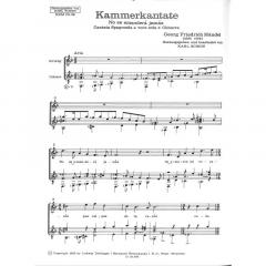 Non se emerenderá jamás Cantata Spagnuola A Voce sola e Chitarra von Georg Friedrich Händel 