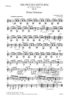 Tre Piccoli Notturni Op. 24 von Ferdinando Carulli 