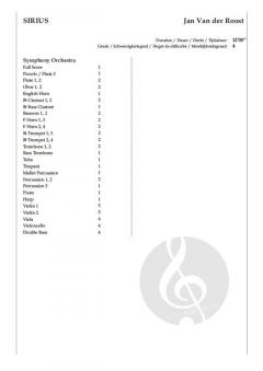 Sirius von Jan van der Roost 