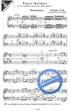 Chor der Gefangenen (Teure Heimat) von Giuseppe Verdi 