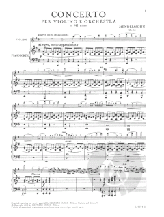 Concerto Op. 64 von Felix Mendelssohn Bartholdy 