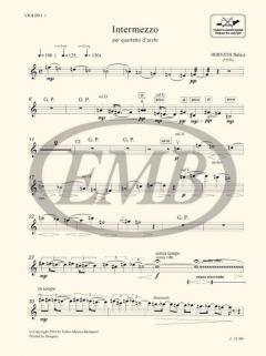 Intermezzo per quartetto d'archi von Balazs Horvath 