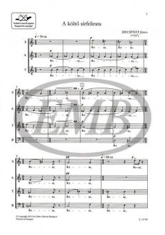 A költö sírfelirata 