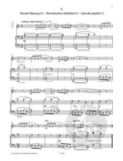 13 Easy Pieces for Flute and Piano von Béla Bartók 