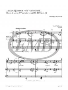 ...Couple égyptienne en route vers l'inconnu... von György Kurtag 