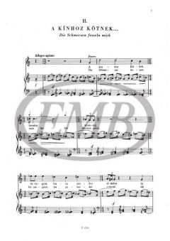 Six Songs To poems by Attila Jozsef 