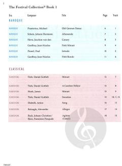 The Festival Collection Book 1 