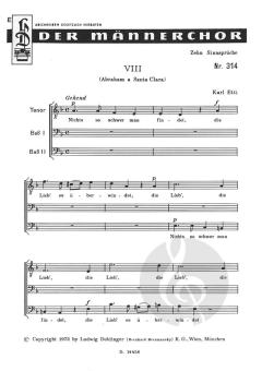 Nichts so schwer man findet (Karl Etti) 