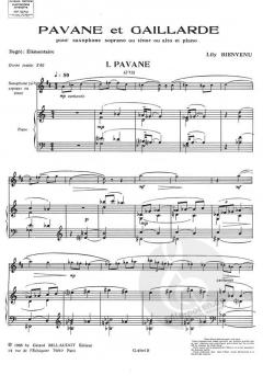 Pavane et Gaillarde von Lily Bienvenu 