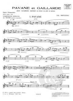 Pavane et Gaillarde von Lily Bienvenu 