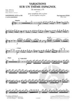 Variations Sur Un Theme Espagnol von Paul-Agricole Genin 