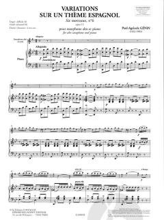 Variations Sur Un Theme Espagnol von Paul-Agricole Genin 