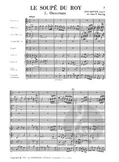 Soupe Du Roy von Jean Baptiste Lully 