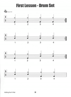 First Lessons Drumset von Frank Briggs 