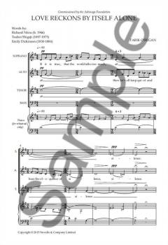 Love Reckons By Itself Alone von Tarik O'Regan 