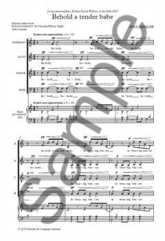 Behold A Tender Babe von Paul Mealor 