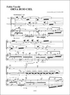 Orna buio ciel von Fabio Vacchi 