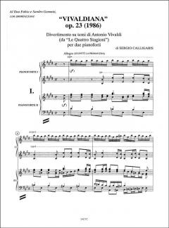 Vivaldiana op. 23 von Sergio Calligaris 
