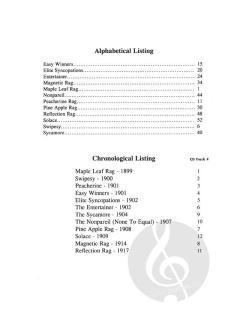 Greatest Rags von Scott Joplin 