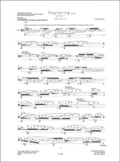 Engraving For viola von Dai Fujikura im Alle Noten Shop kaufen (Partitur)
