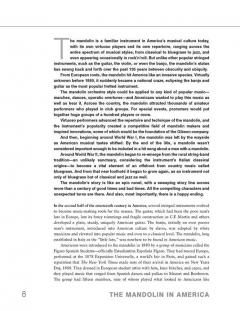 The Mandolin In America 