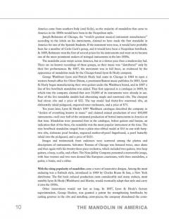 The Mandolin In America 