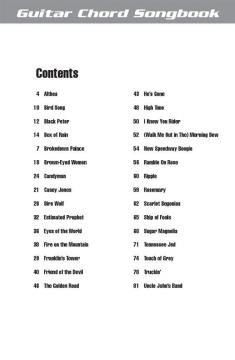 Guitar Chord Songbook von Grateful Dead 