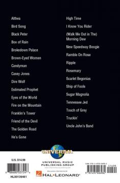 Guitar Chord Songbook von Grateful Dead 