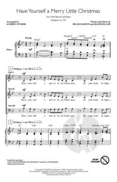 Have Yourself A Merry Little Christmas (Hugh Martin) 