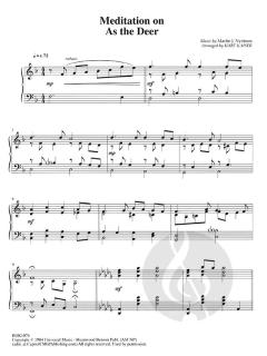 Meditation On As The Deer von Marty Nystrom 