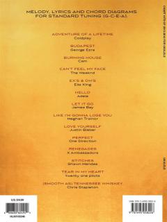 Chart Hits Of 2015-2016 For Ukulele im Alle Noten Shop kaufen