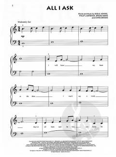 Adele for Beginning Piano Solo 