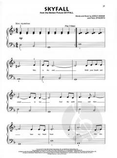 Adele for Beginning Piano Solo 