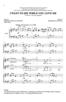 I Want To Die While You Love Me (Rosephanye Powell) 