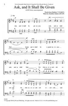 Ask And It Shall Be Given (Jonathan Adams) 