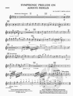 Symphonic Prelude On Adeste Fidelis 