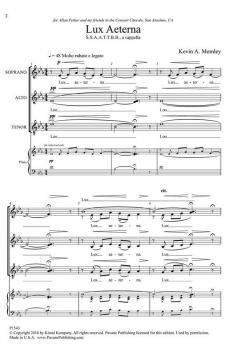 Lux Aeterna (Kevin A. Memley) 
